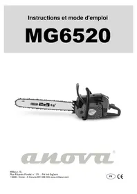 Notice Anova MG6520 Scie