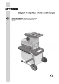 Notice Anova MT3000 Hacheuse mécanique