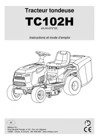 Notice Anova TC102H Tracteur
