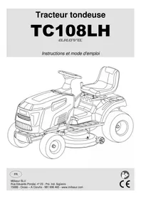 Notice Anova TC108LH Tracteur