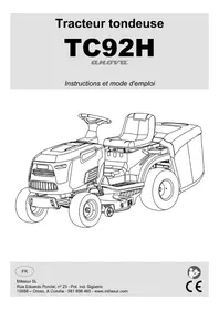 Notice Anova TC92H Tracteur