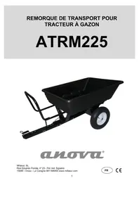 Notice Anova ATRM225 Remorque