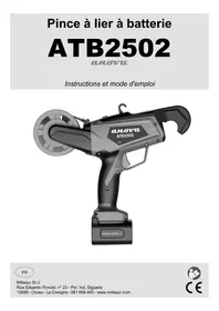 Notice Anova ATB2502 Outil à main