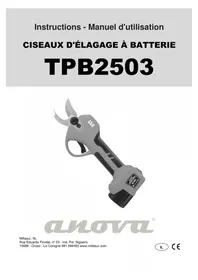 Notice Anova TPB2503 Trancheuse