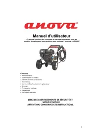 Notice Anova HG3600R Nettoyeur  haute pressio