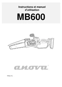 Notice Anova MB600 Scie
