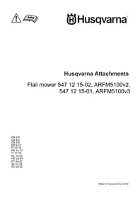 Notice HUSQVARNA ARFM5100V2 Non catégorisé