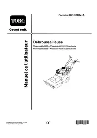 Notice TORO 23522 Coupe-herbe