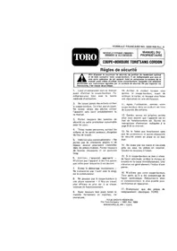 Notice TORO 51560C Coupe-herbe