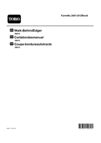 Notice TORO 58610 Coupe-herbe