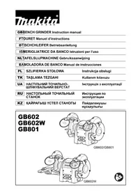 Notice MAKITA GB602 Broyeur