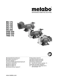Notice METABO BS 175 Broyeur