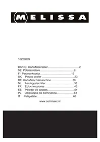 Notice Melissa 16220009 Trancheuse