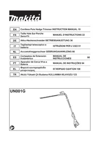 Notice MAKITA UN001G Taille-haies