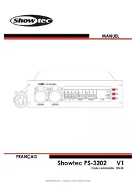 Notice Showtec PS-3202 MKII Prise murale