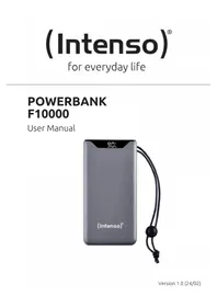Notice INTENSO F20000 Batterie portable