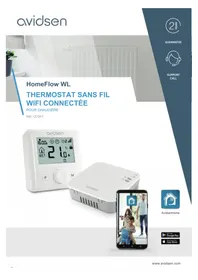 Notice AVIDSEN HOMEFLOW WL Thermostat
