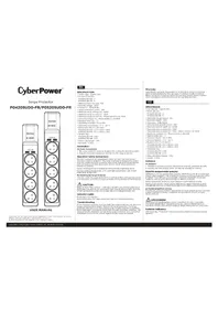 Notice CyberPower P0420SUD0-FR Prise murale