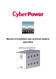 Notice Nitram BCA20N125 Batterie
