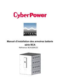 Notice Nitram BCA100N125 Batterie