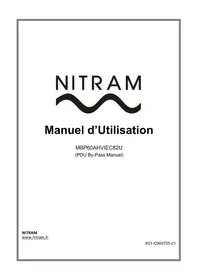 Notice Nitram MBP60AHVIEC82U Alimentation d'énergie non interruptible