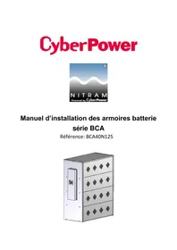 Notice Nitram BCA40N125 Batterie