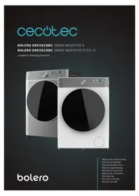 Notice CECOTEC BOLERO DRESSCODE 10800 INVERTER A Machine à laver