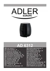 Notice ADLER AD 6312 Friteuse