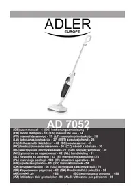Notice ADLER AD 7052 Nettoyeur à vapeur