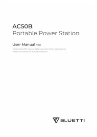 Notice BLUETTI AC50B Générateur