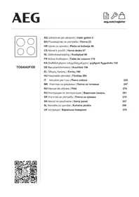 Notice AEG TO64IA0FXB Cuisinière