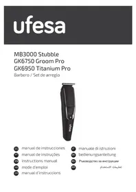Notice UFESA STUBBLE MB3000 Tondeuse