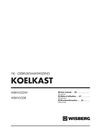 Notice Wisberg WBKV55DW Réfrigérateur