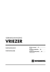 Notice Wisberg WBTMVR55DB Congélateur