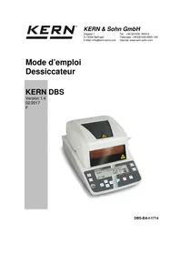 Notice Kern DBS 60-3 Balance