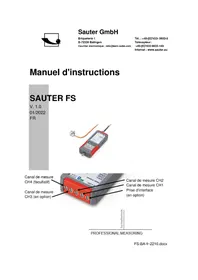 Notice Kern FS 2-50KSP1 équipements de mesure