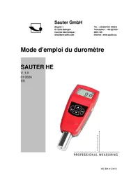 Notice Kern HED 100 équipements de mesure