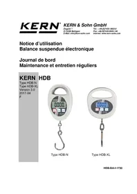 Notice Kern HDB 10K-2XL Appareil photo