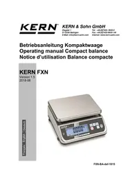 Notice Kern FXN 6K-3M Appareil photo