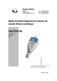 Notice Kern HDA 100-1 équipements de mesure