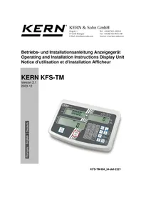 Notice Kern IFS 100K-2LM Appareil photo