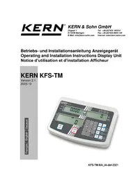 Notice Kern IFS 6K-3SM Appareil photo