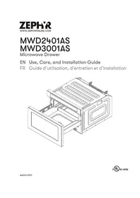 Notice Zephyr MWD3001AS Four à micro-ondes