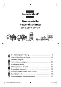 Notice BRENNENSTUHL BSV 3 PRISE