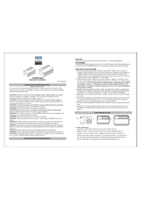 Notice Nitram BU1000E Alimentation d'énergie non interruptible