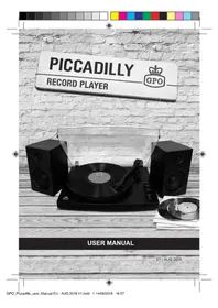 Notice GPO PICCADILLY Platine disque