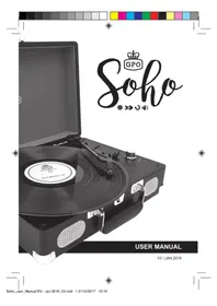 Notice GPO SOHO Platine disque
