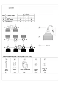 Notice Roseto SOPHIA PBF5858CH Lampe