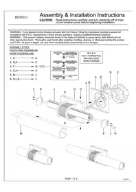 Notice Roseto SAMANTHA PBF2845ABRZ Lampe