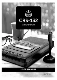 Notice GPO CRS-132 Magnétocassete